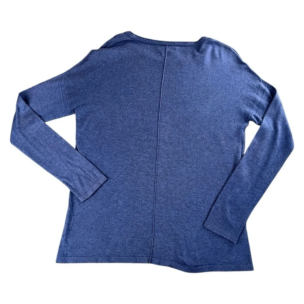 Brax Women's Merino Cashmere Knit Sweater In Dark Blue Size 38 (S)